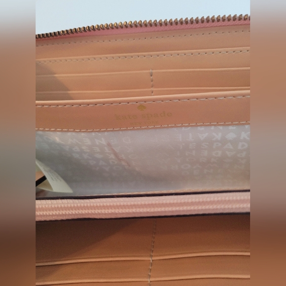 Kate Spade Pink Zip Around Wallet - Picture 5 of 10